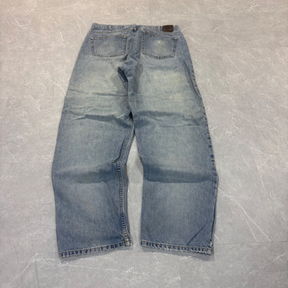 Vintage Gap Blue Jeans No 10 Baggy Fit Mens 36x34 Light Wash Made in USA 4560